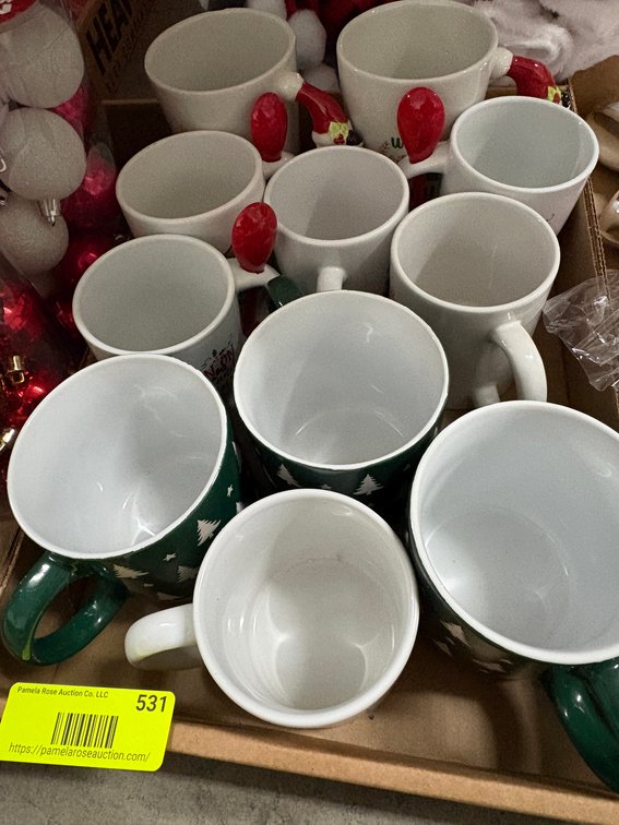 Holiday Ceramic Coffee Mugs
