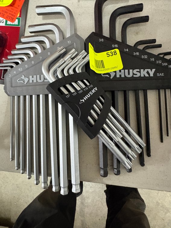 Husky Hex and Torx Key Sets
