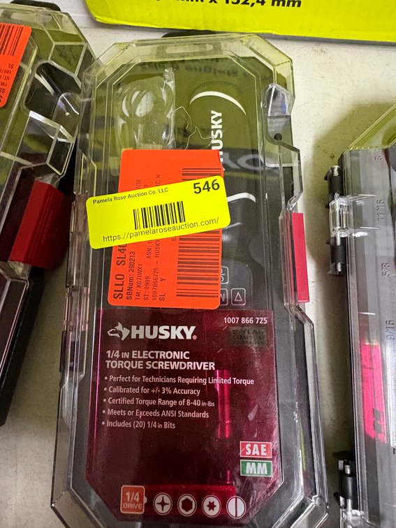 Husky 1/4 In Torque Screwdriver Set