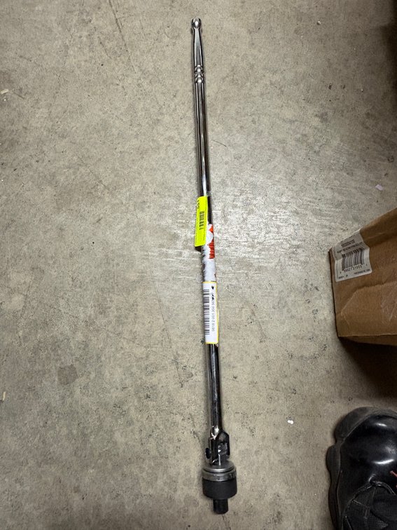 Long Chrome Flex-Head Ratchet