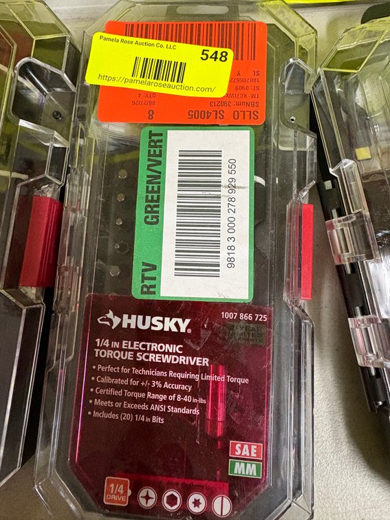 Husky Torque Screwdriver Set