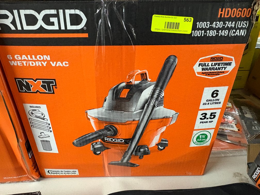 Ridgid 6 Gallon NXT Wet/Dry Vac