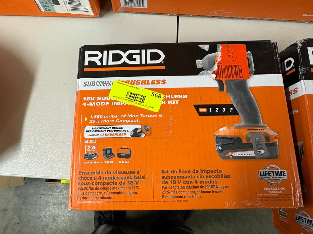 Ridgid 18V Impact Driver Kit