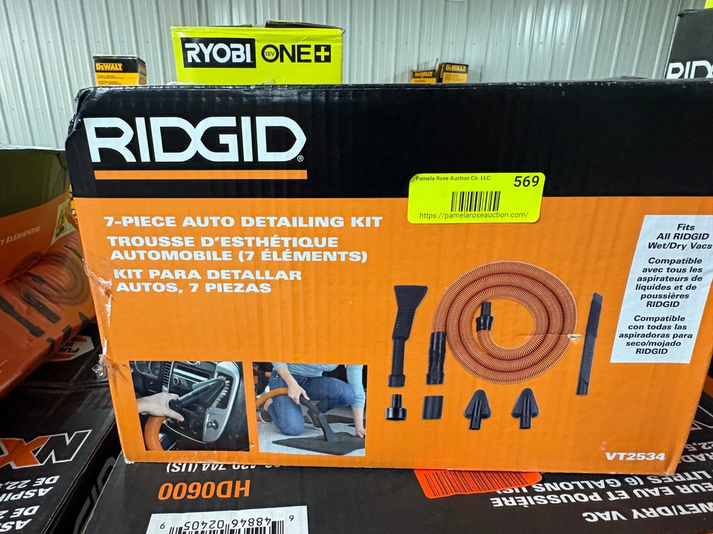 RIDGID 7-Piece Auto Detailing Kit