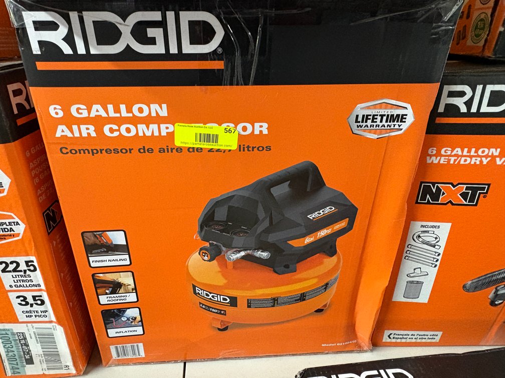 RIDGID 6-Gallon Air Compressor