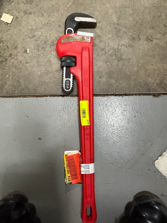RIDGID Pipe Wrench