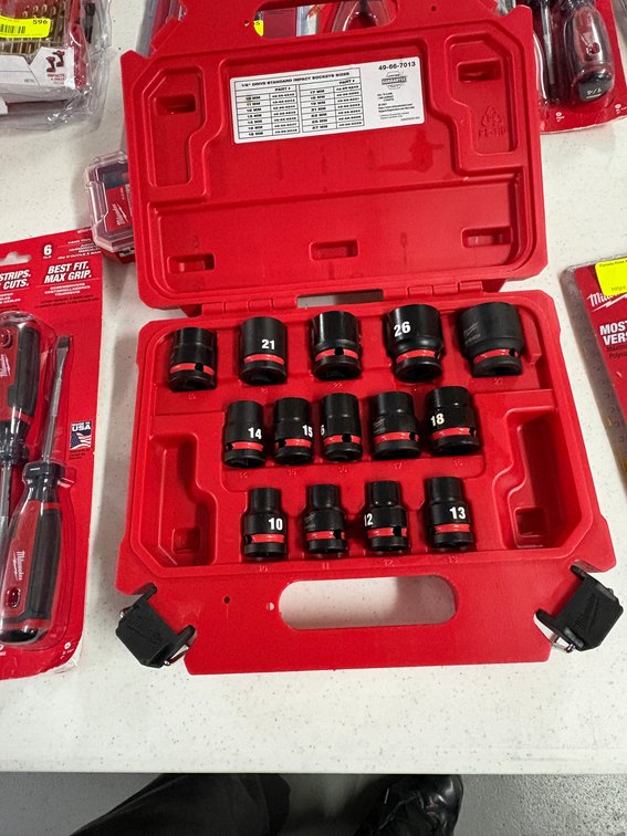 Milwaukee Impact Socket Set
