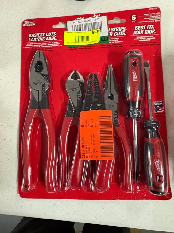 Milwaukee 6-Piece Hand Tool Set