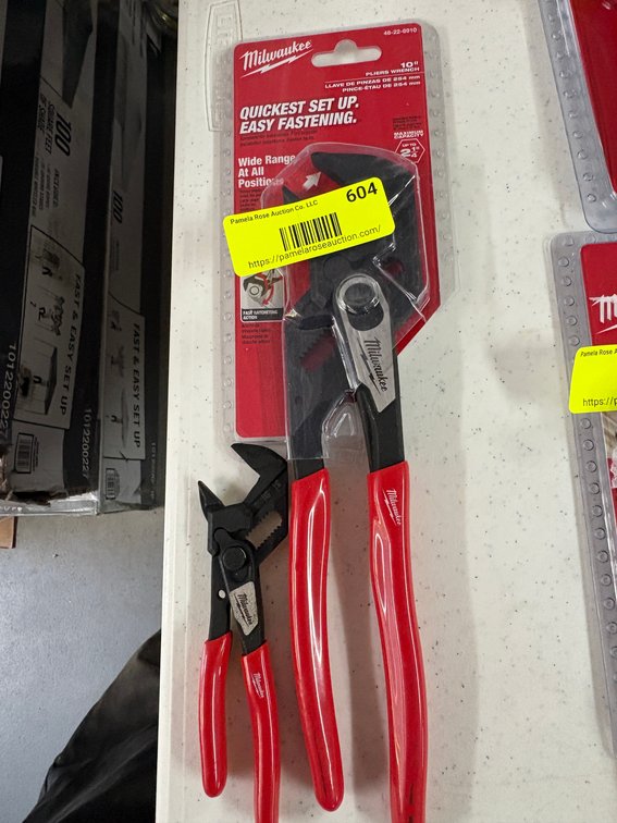 (2) Milwaukee Pliers Wrenches