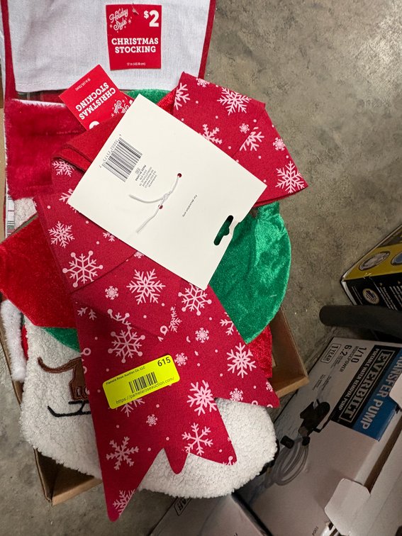 Christmas Stockings and Bow