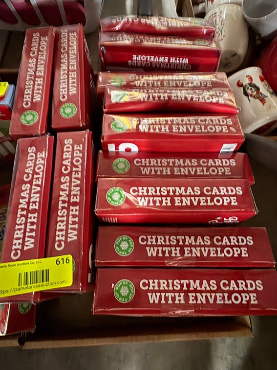 Boxed Pop-Up Christmas Cards with Envelopes