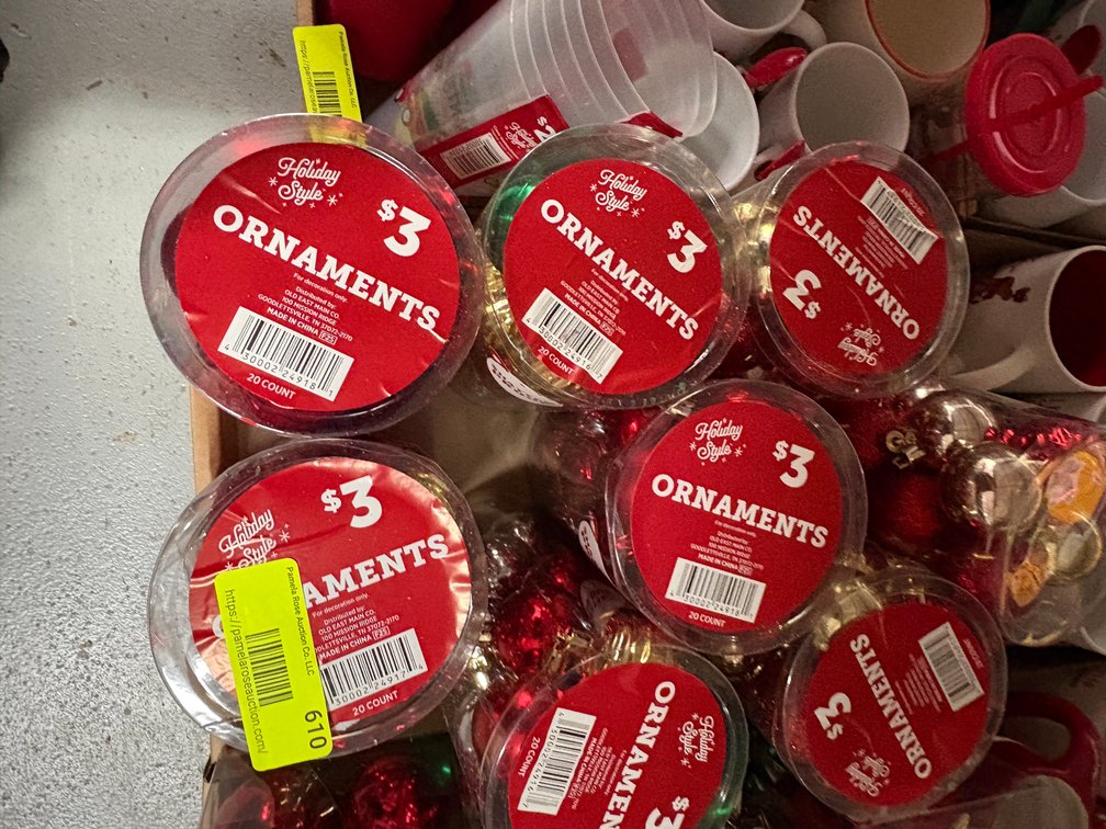 Holiday Style Christmas Ornaments