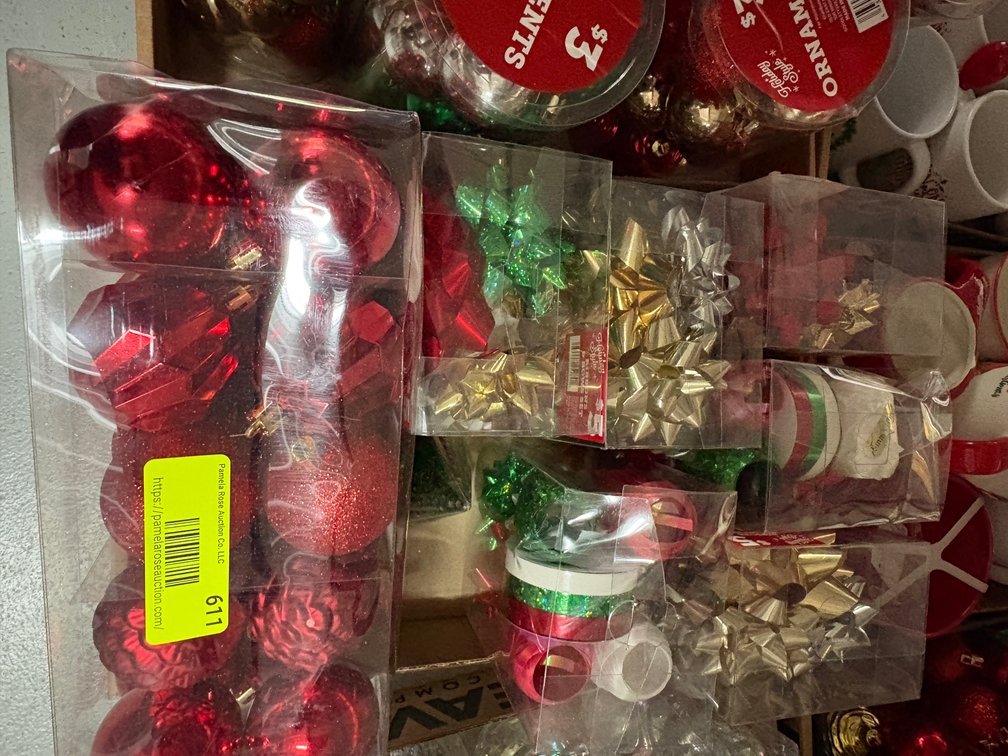 Christmas Ornaments and Gift Bows