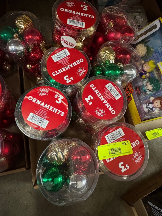Holiday Style Christmas Ornaments