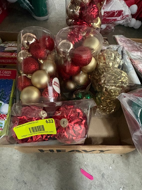 Red/Gold Christmas Ornaments