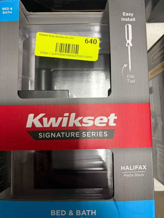 Kwikset Halifax Bed & Bath Lever