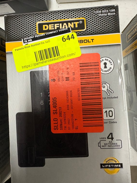 Defiant Compact Touch Deadbolt