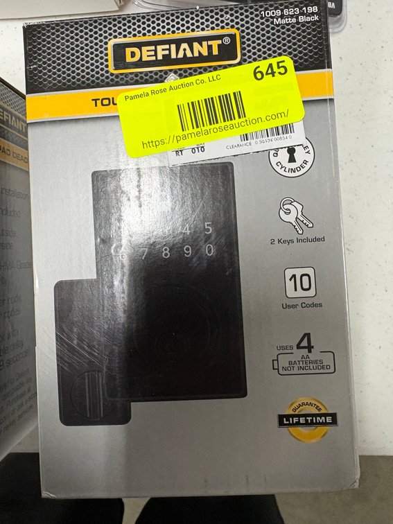 Defiant Touchpad Deadbolt