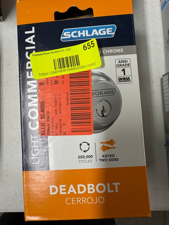 Schlage Light Commercial Deadbolt