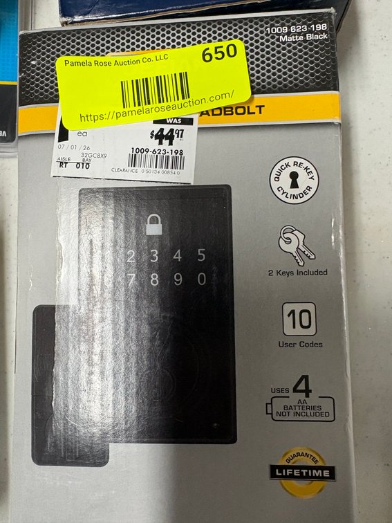 Electronic Keypad Deadbolt