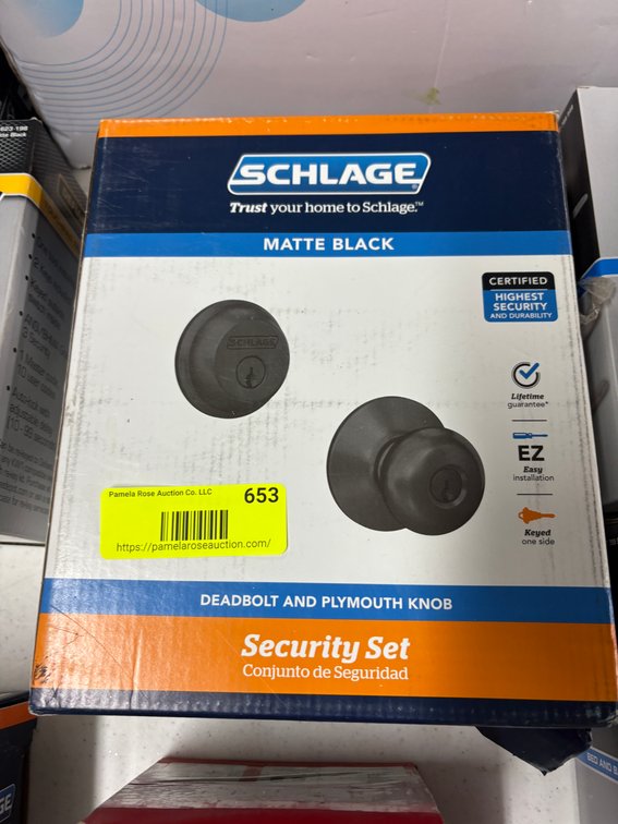 Schlage Deadbolt & Plymouth Knob Set