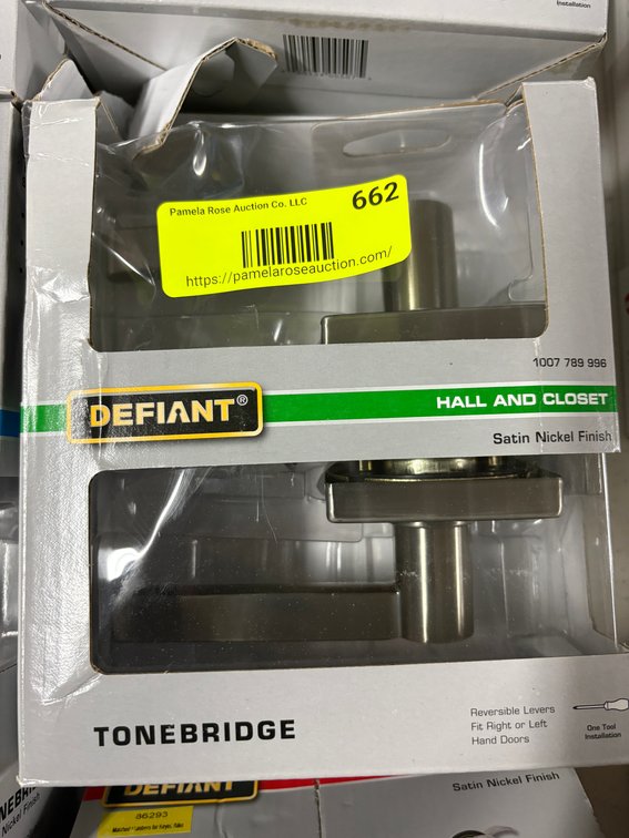 Defiant Tonebridge Door Lever Set