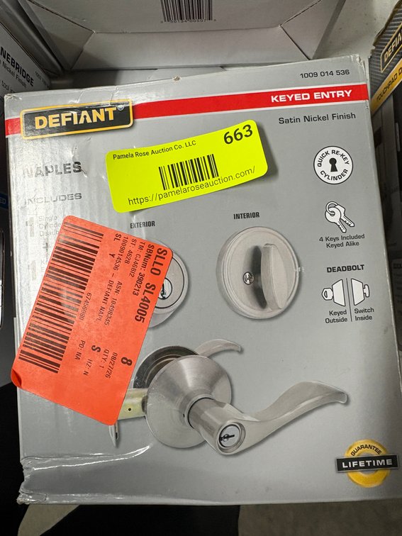 Defiant Naples Keyed Entry Lockset