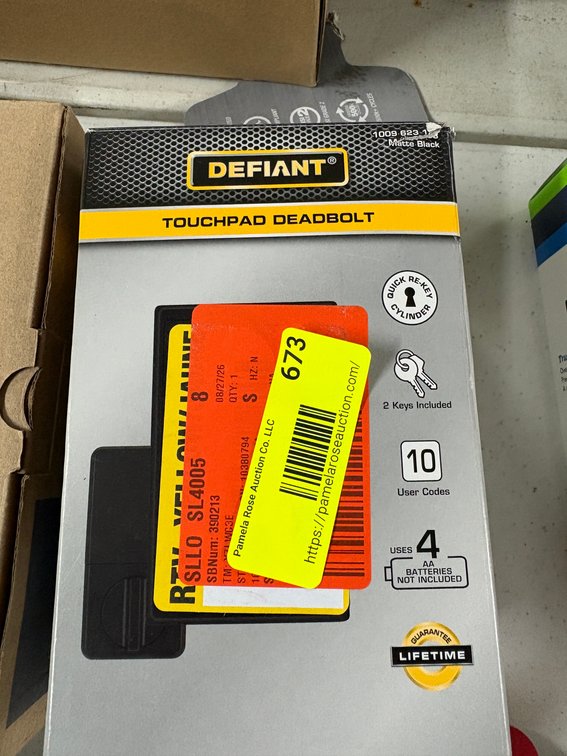Defiant Touchpad Deadbolt