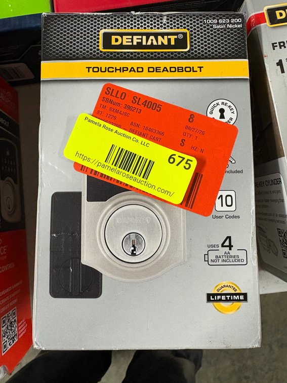 Defiant Touchpad Deadbolt