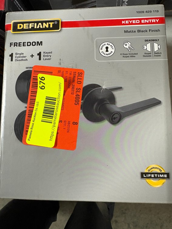 Defiant Entry Lever and Deadbolt Set