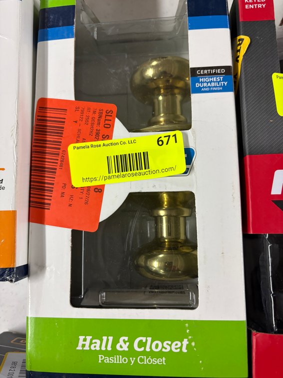 Hall & Closet Doorknob Set