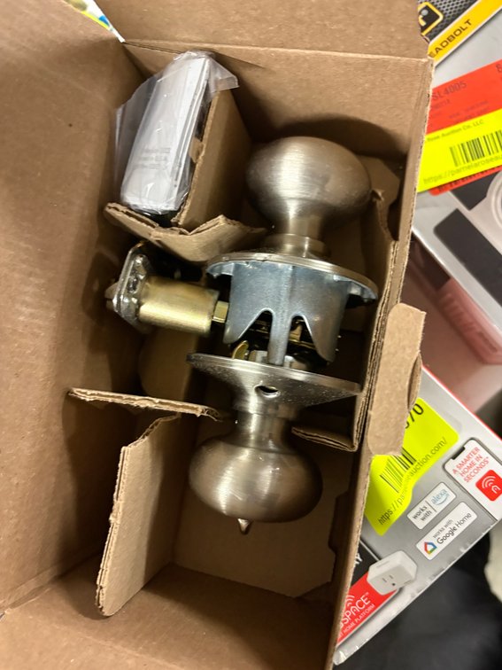 Satin Nickel Door Knob Set