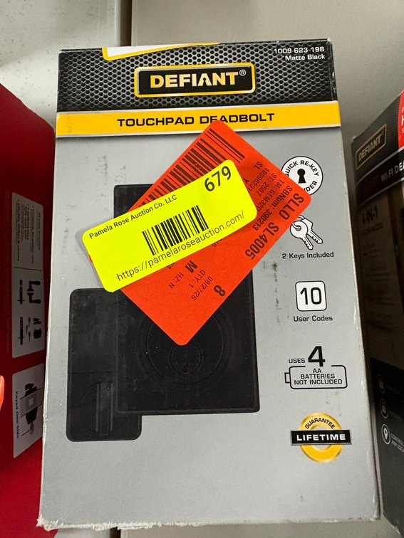 Defiant Touchpad Deadbolt