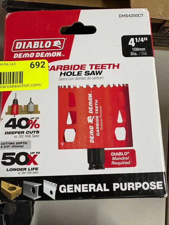 Diablo Demo Demon 4-1/4" Hole Saw