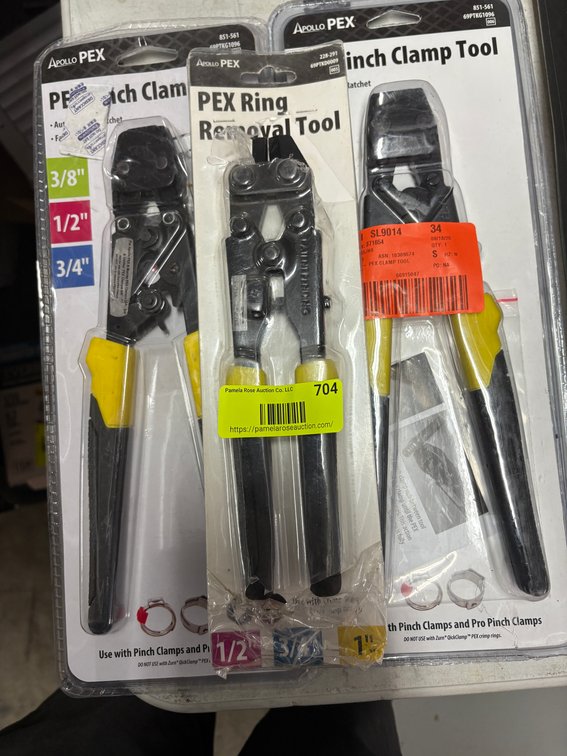 Apollo PEX Clamp and Removal Tools