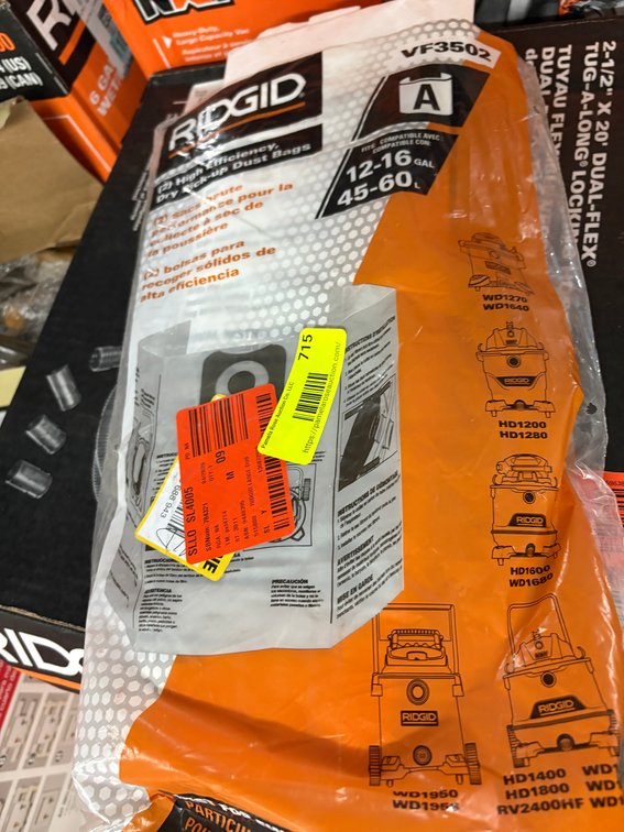 RIDGID Dust Bags