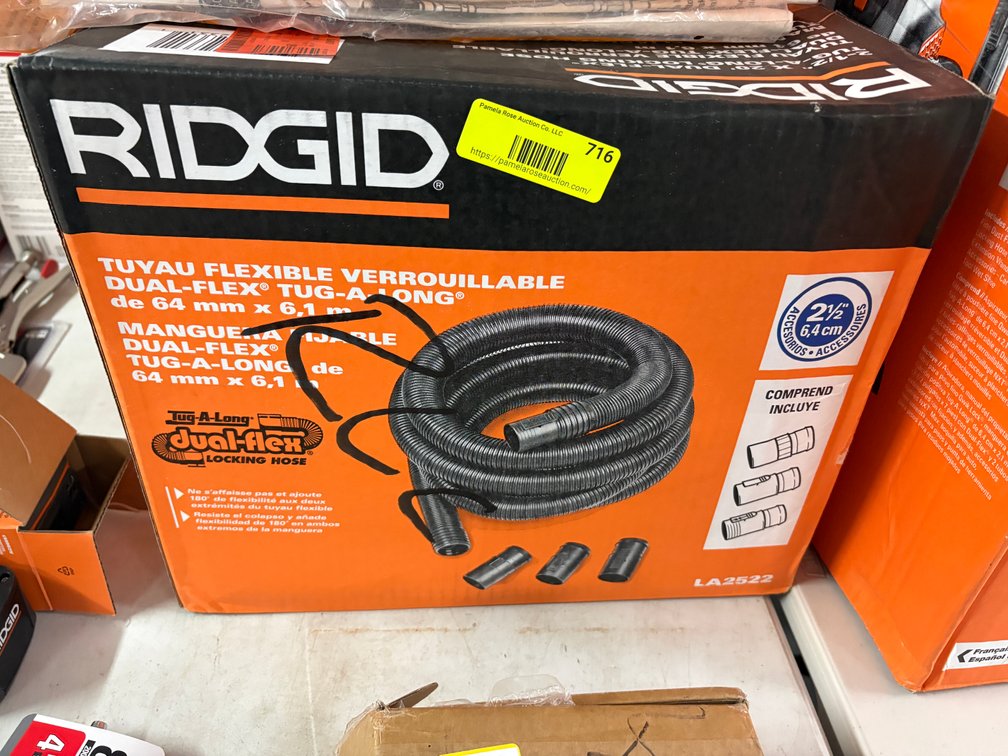 RIDGID Tug-A-Long Locking Hose