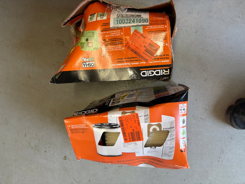(2) RIDGID Vacuum Filter Kits