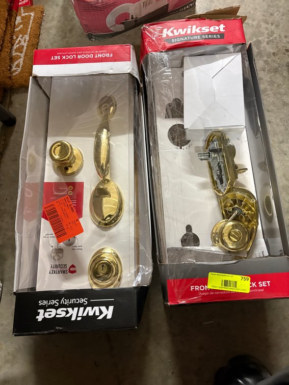 (2) Kwikset Front Door Lock Sets