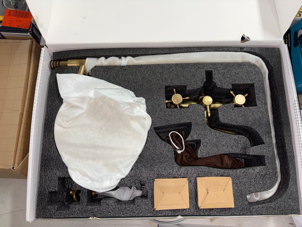 Exposed Shower and Tub Faucet Set