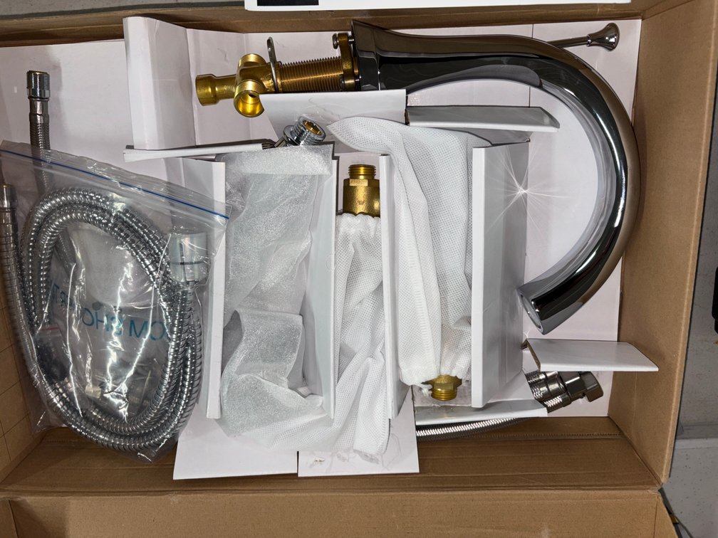 Polished Chrome Faucet Kit