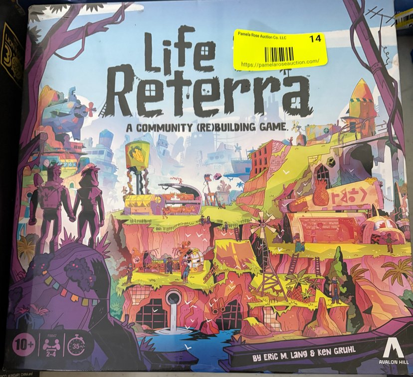 Avalon Hill Life Reterra Board Game