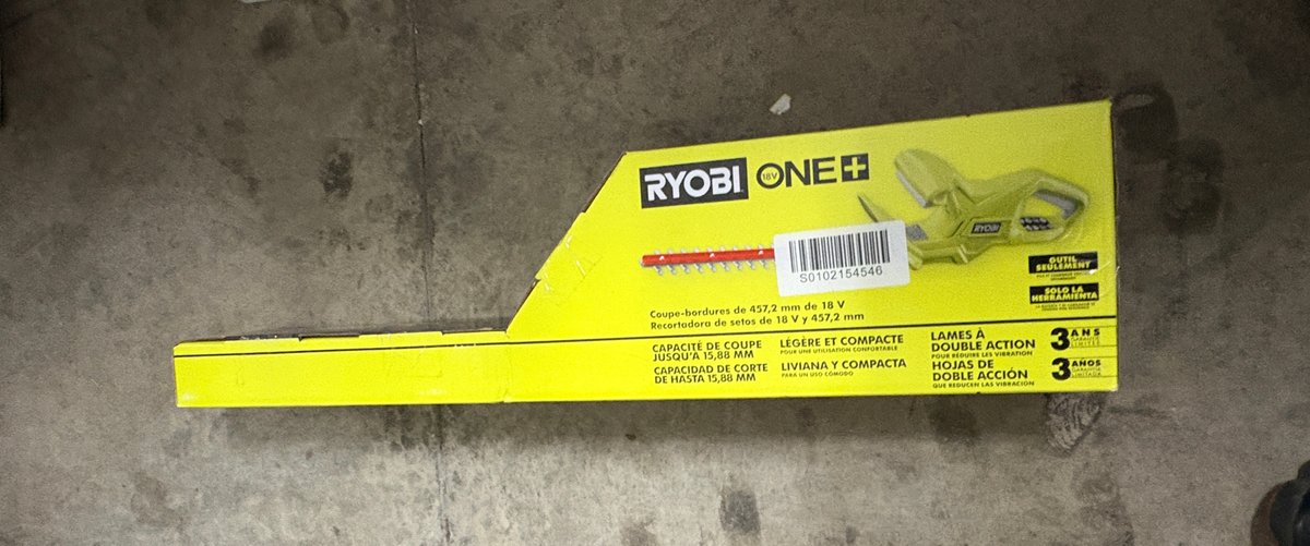 Ryobi ONE+ 18" Hedge Trimmer