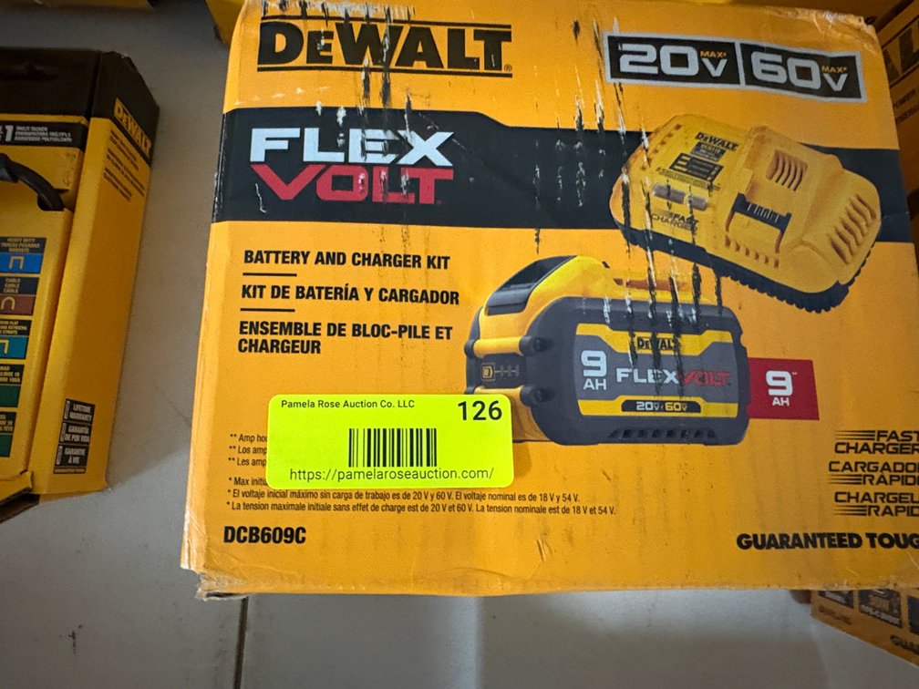 DEWALT FLEXVOLT Battery and Charger Kit