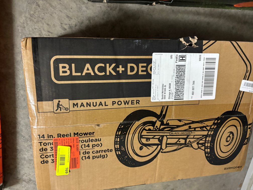 BLACK+DECKER 14 in. Reel Mower
