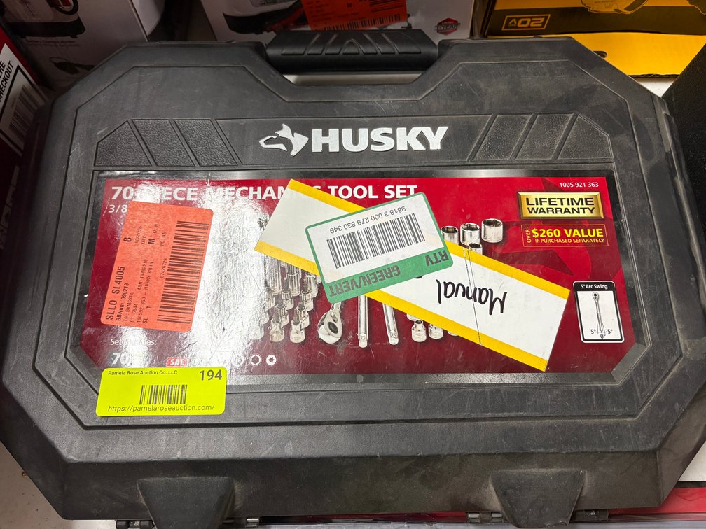 Husky 70-Piece Mechanic's Tool Set