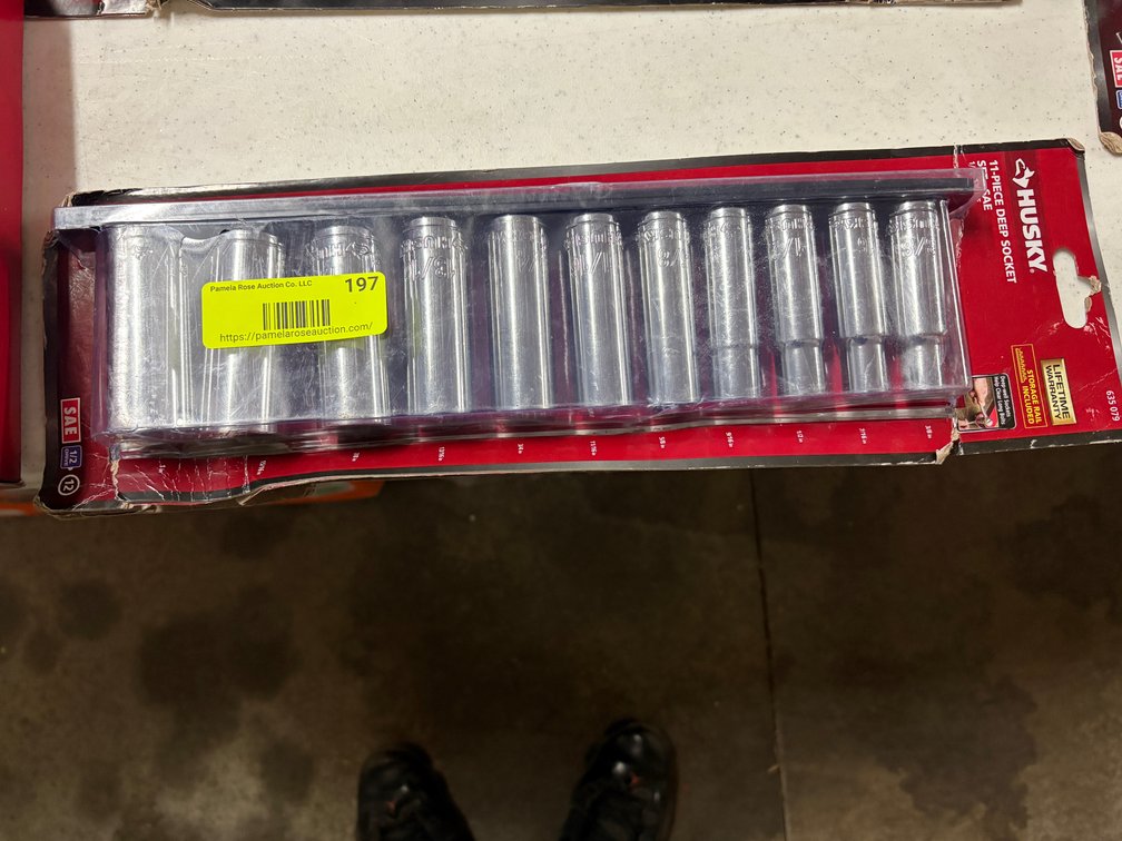 Husky 11-Piece SAE Deep Socket Set