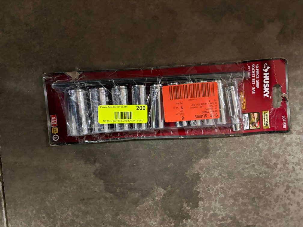 Husky 10-Piece SAE Deep Socket Set