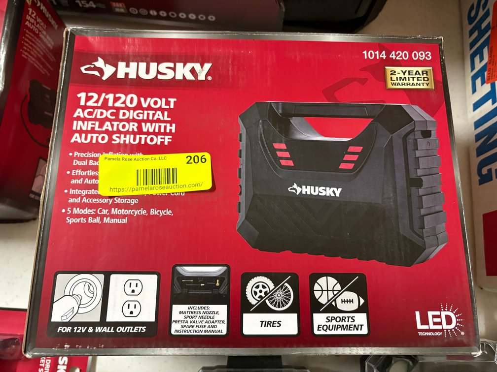 Husky 12/120V Digital Inflator