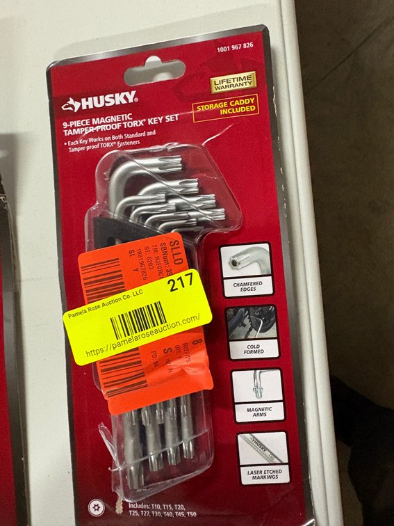 Husky 9-Piece Torx Key Set